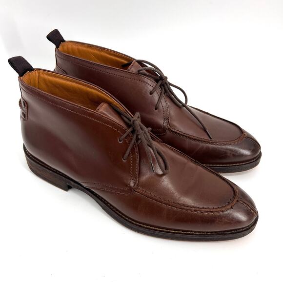 Johnston & Murphy Dominican Republic Mens Brown Leather Chukka Boots Size 9M main image 5
